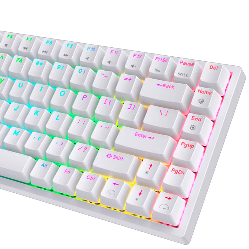 Teclado Rk84 Wireless White 75%