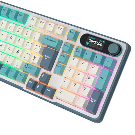 Teclado Rks98 Wireless Light Cloud 96%
