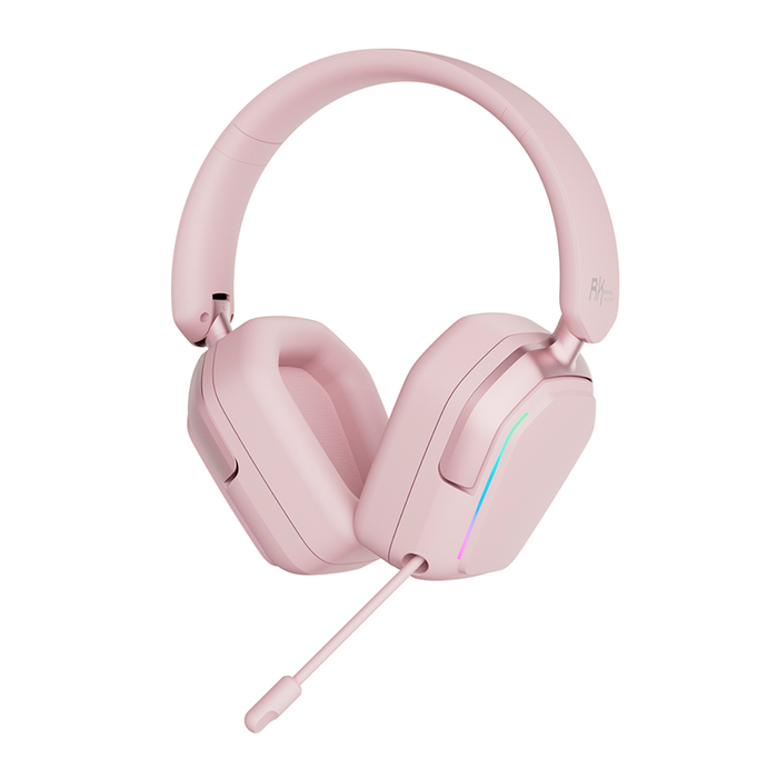 Auricular Gamer Inalambrico HG101 Pearl Pink Tri Mode