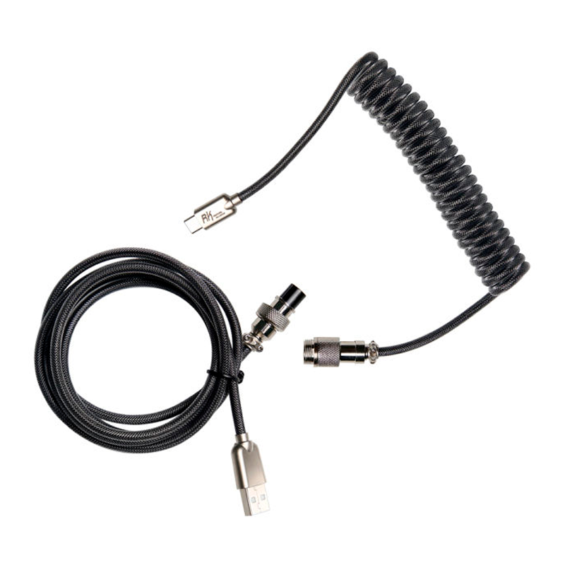 Cable Royal Kludge Coiled USB Type C