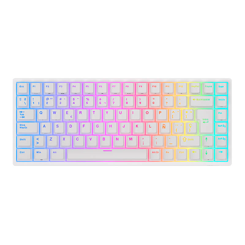 Teclado Rk84 Wireless White 75%