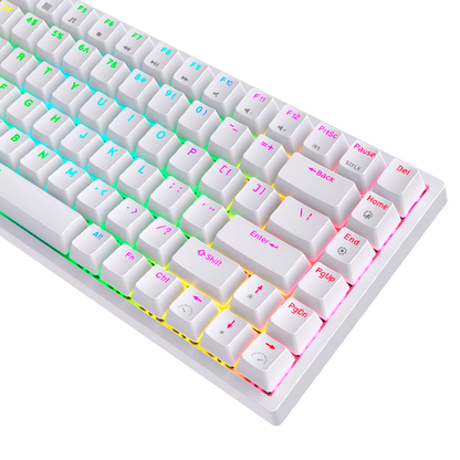 Teclado Rk84 Wireless White 75%
