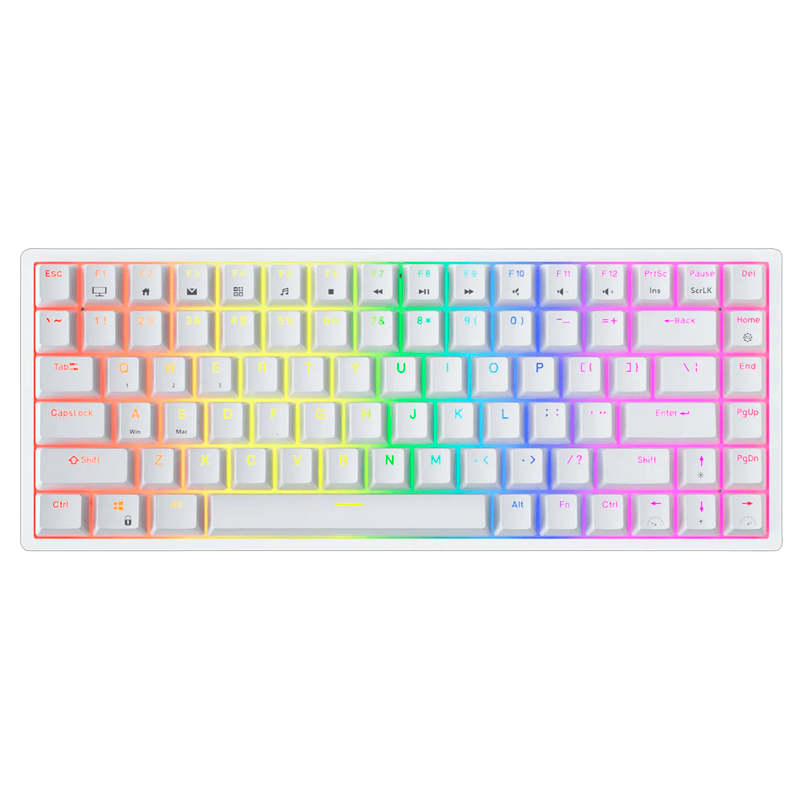 Teclado Rk84 Wireless White 75%