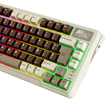 Teclado Rkl75 Wireless Mocha Grey 75%
