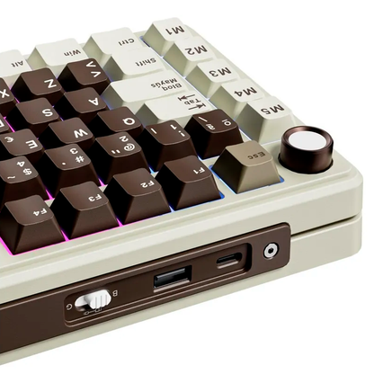 Teclado Rkl75 Wireless Mocha Grey 75%