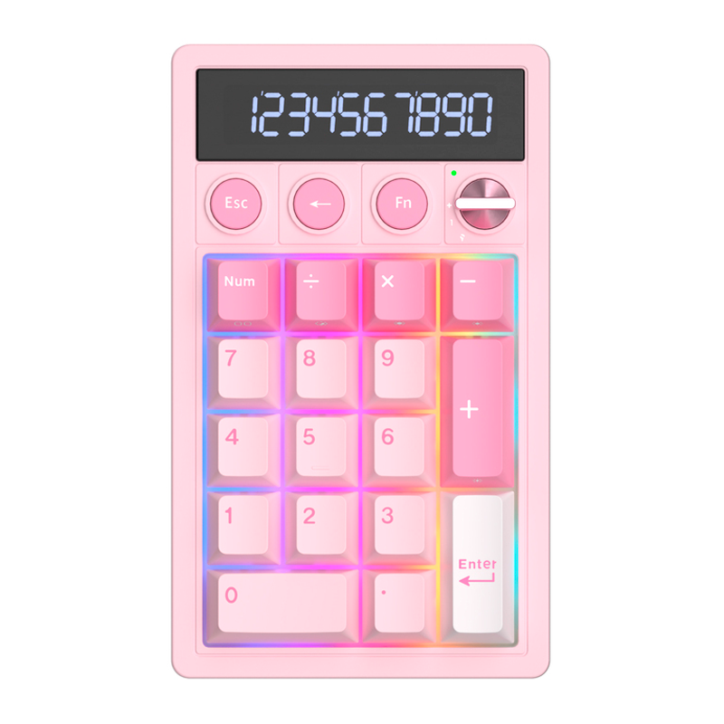 Teclado Rkm20 Pink Melody Numpad
