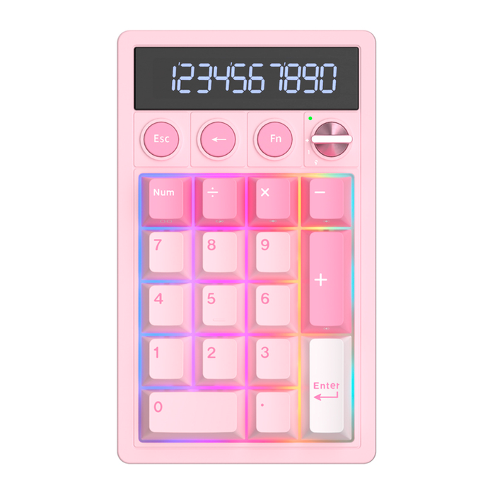 Teclado Rkm20 Pink Melody Numpad