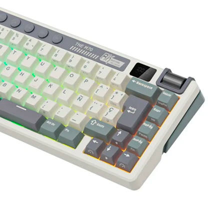 Teclado Rkm70 Wireless Cyan Purple 75%