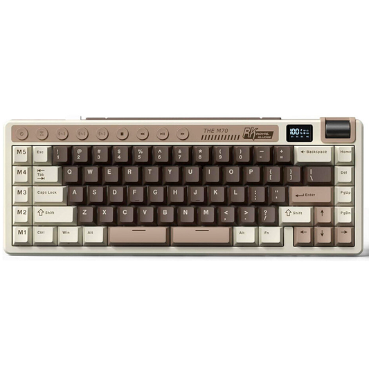 Teclado Rkm70 Wireless Mocha Grey 75%