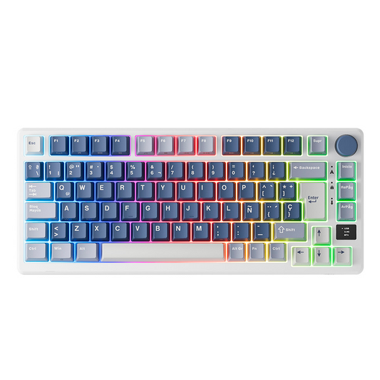 Teclado RKM75 Wireless Ocean Blue 75%